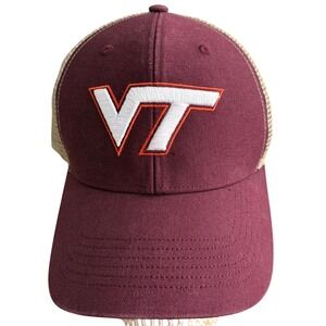 Men's '47 Virginia Tech Hokies Maroon Trucker Cap Hat Adjustable One Size